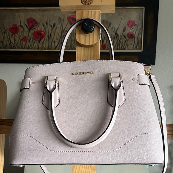 Michael Kors Women's Light Gray Satchel - Picture 9 of 13